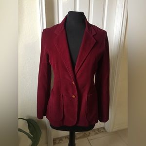 Levi’s Corduroy Blazer, fully lined,Wine color